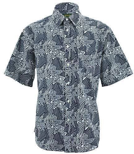 Loud Originals Standard Manches Courtes Chemise - Zig Zag - Zig Zag, 14.5