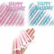 ANTEVIA - Lot de 12 bougies d'anniversaire avec plaque gâteau Happy birthday | PLUS DE 10 MODÈLES | Couleur : Rose | Avec bougeoirs (Happy rose)