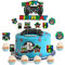 ENYACOS Tortendeko Geburtstag Videospiel Torten Deko Gaming Dekoration,Cake Topper Happy Birthday,Torten Deko für Jungs,Muffin Deko Geburtstag,Kuchen Dekorationen (A)