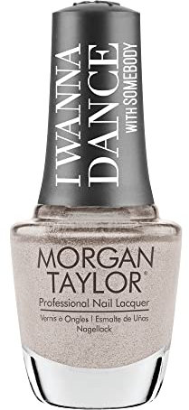Morgan Taylor Nail Lacquer I Wanna Dance With Somebody Collection (Certified Platinum) Silver Nail Polish, Finger Nail Polish, 5 ounce