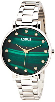 Lorus Damen-Uhr Quarz Edelstahl mit Metallband RG229VX9
