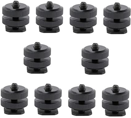 SOLUSTRE 10 STK Gewindeschrauben Adapter Konverter Schraube Adapter Mit Stativgewinde Blitzschuh-stativ Blitzschuhadapter Adapter Für Stativhalterung Stativschraubadapter Zubehör Kamera