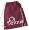 Huuraa Sporttasche Tennis Ball Geschenk 12 Liter Burgundy Baumwolle Tennis Überraschung