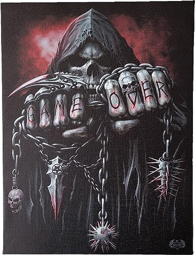 Game Over - Canvas Poster 25x19cm