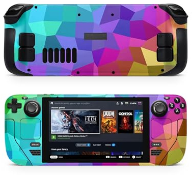 Skins4u Full Skin Set Schutz Folie für Steam Deck, individuell Sticker Vinyl Klebefolie für Steam Deck Handheld Gaming-PC (Cruo)