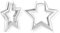 ALEXCRAFT Orecchini Donna Argento 925 Stella Orecchini Stella Argento 925 Orecchini Argento 925 Cerchio Regalo Compleano Donna Ragazza Mamma