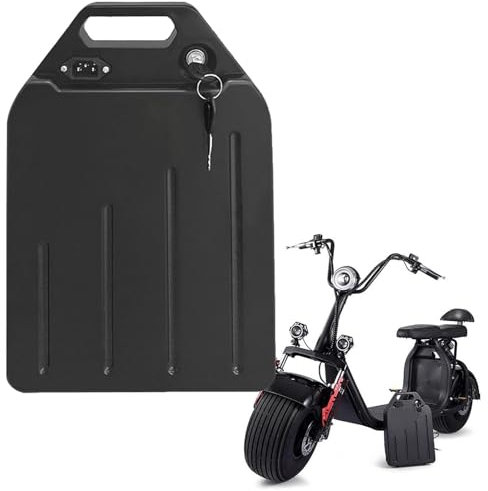 ZHIKAN Lithium-Ionen Akku E-Scooter 60V 15AH/60V 18AH/60V 20AH E-Bike Fahrrad Pedelec Akku mit BMS und Ladegerät (60V 15AH)