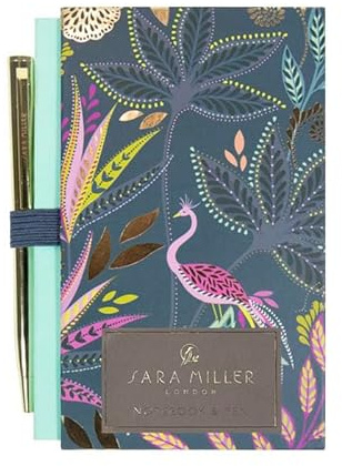 Portico Designs Ltd Sara Miller Savannah Mini-Notizbuch mit Kugelschreiber