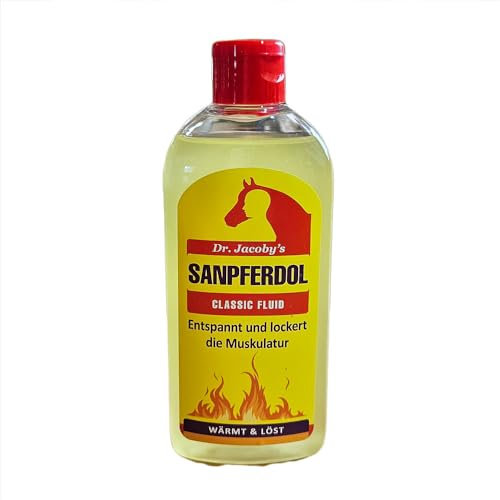 herbnaturalia FÜR LEIB UND SEELE Dr. Jacoby's SANPFERDOL Classic Fluid Muskelerfrischung bei Muskelverspannungen und Kopfschmerzen, für Erwachsene, unisex
