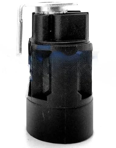 Porte-ampoule fausse bougie intérieur avec support E14 - H. 65 mm