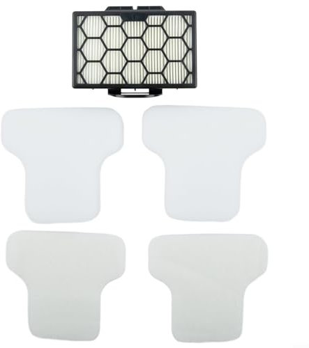 Ersatzfilter-Set für Shark beutellose Zylinder-Staubsauger CZ2001/CZ500EUT/CZ500UKT, 1 x Staubsaugerfilter + 2 x Schaumstoff- und Filzfilter