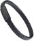 Forge & Foundry Men's Genuine Interwoven Leather Braided Bracelet with Matte Black Stainless Steel Clasp | “Hanover” (Large)