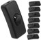 WHAMVOX 10pcs Inline Rocker Switch for Lamps Durable Housing Heat-resistant Easy Install Suitable for Desk Floor Mirror and Wall Lights Reliable Contacts