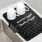 Alfombrilla Escurreplatos de Silicona Antideslizante,Tapete para Secar Platos Resistente al Calor,Alfombrilla de Secado para Cocina,Escurridor Fregadero,Drenaje Plegable para Vajilla(40x33cm ,negro)