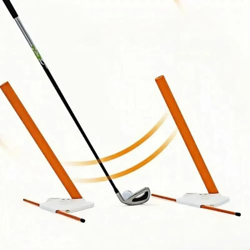 MELE LINKS Alignment Discs & Padded Golf Alignment Rods – Versatile Golf Training Aid for Swing Plane, Path, Improve Your Swing