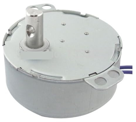 Plato giratorio for horno microondas de 0,3 W, 3/3,6 RPM, giro a la derecha/izquierda, CA 220-240 V, motor síncrono