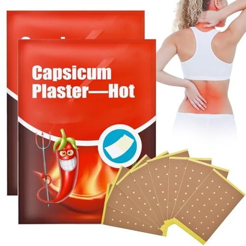 Natürliche Capsaicin-Wärmepflaster, 16 Stück, Schulterpflaster