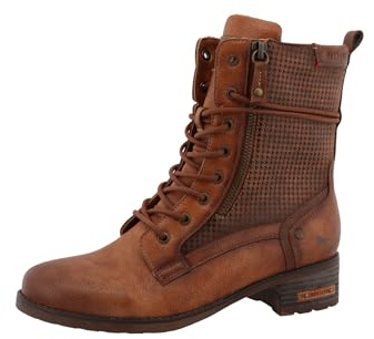 MUSTANG Damen Stiefeletten Fabienne | Erwachsene Schnürstiefeletten | 15M0062001 | Weite G | Reißverschluss