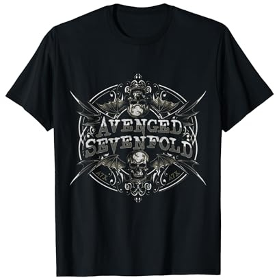 Offiziell Avenged Sevenfold Reflections Heavy Metal Band T-Shirt, Herren, Schwarz, M