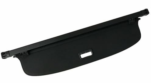 NYSQOFMB Laderaumabdeckung Rollo Für VW Für Tiguan 2018 2019 2020 Schwarz Auto Hinten Stamm Schwanz Autogo Schatten Abdeckung Sicherheit Schild Autozubehör