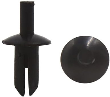sourcing map 40Stück 5mm Durchmesser Loch Schwarz Plastik Nieten Spritzenschutz Retainer Clips DE de