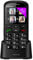 myPhone Halo 2 Mobiltelefon Senioren-Handy mit Ladestation ohne Vertrag 2.2 Zoll großes Display Großtastenhandy, Farbdisplay, Notruftaste, Taschenlampe, Bluetooth, großer Akku 900mAh, Kamera - Schwarz