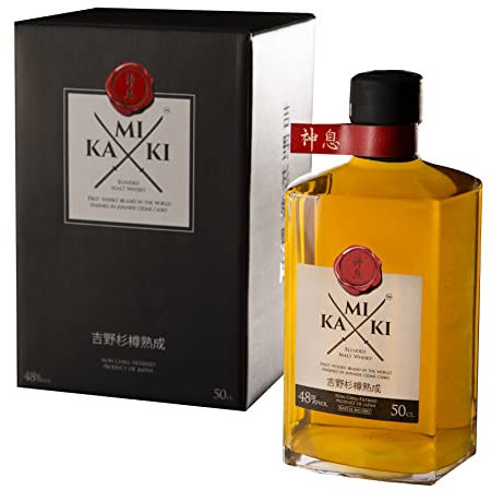 Kamiki - Whisky Japonais, finition en fût de cèdre - Coffret cadeau (1 x 0.50 L)