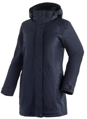 Maier Sports Lisa 2.1, Damen Outdoorjacke, Wasserdichter Outdoor-Mantel mit vielen Features, mTEX Wetterschutz und mTHERM für hohen Wärmerückhalt, PFC-frei, Blau, 38