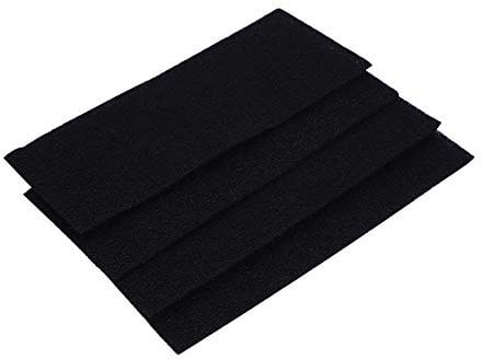 4 Pack Filtro de Esponja de Carbono Almohadilla activada de reemplazo del purificador de aire de la lámina de espuma del filtro de la carbón de 9.57 x 4.13 pulgadas