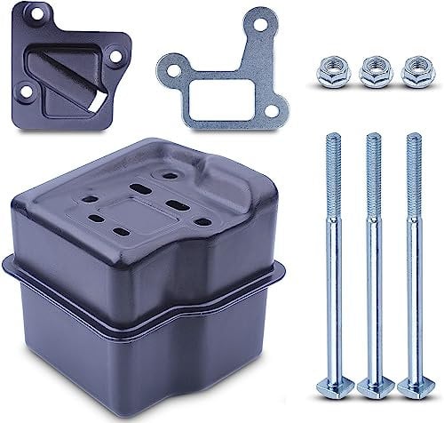 Adefol Chainsaw Exhaust Muffler Kit for Stihl MS290 MS390 310 029 039 Replacement Parts with Exhaust Gasket Bolts & Nuts Metal Gasket for 1127 040 0601, 11271400601