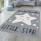 TT Home Kinderteppich Teppich Kinderzimmer Junge Mädchen Spielteppich Baby Modern, Farbe: Grau 2, Größe:160x230 cm