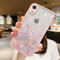 ZTUOK Compatible with iPhone X/XS Case for Women Girls,Silicone Gel Shockproof Clear Sparkly Bling Stars Phone Case Glitter Cover for iPhone X/XS-Pink