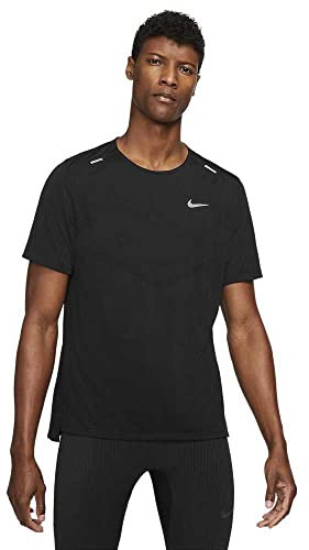 Nike Df Rise 365 Ss T-Shirt Black/Reflective Silv S
