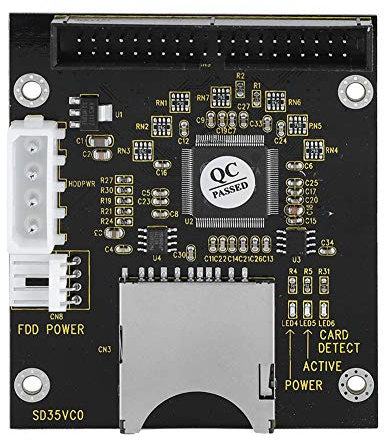 Fdit IDE-Speicherkartenadapter, TF SDXC-Speicherkarte auf 2,540-poligen ATA-IDE-Adapter, Datenübertragungsunterstützung PIO, Mehrwort-DMA, Ultra-DMA-Host