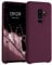 kwmobile Hülle kompatibel mit Samsung Galaxy S9 Plus Hülle - Silikon Handy Case - Handyhülle weiche Oberfläche - kabelloses Laden - Magenta Lila