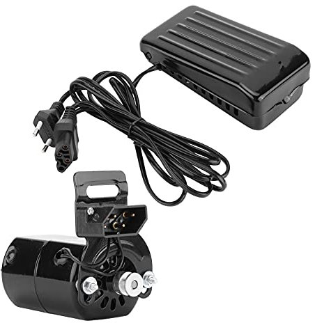 Agatige 180W EU-Stecker 220V Nähmaschine Fußpedal-Geschwindigkeitsregler, Haushaltsmotor-Pedalschalter