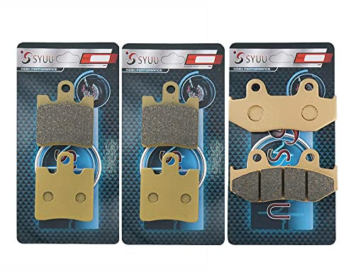 LE LEFOSSI Moto Anteriore e Posteriore Pastiglie Freno per Compatibile con SUZUKI AN400 AN 400 Burgman Skywave 400 1999 2000 2001 2002 2003 2004 2005 2006 AN250 Burgman 1998-2006 FA283F FA323R