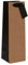 Glick Luxury , Bottle Bag, Celebration , Kraft , Gift Wrap Bottle Bag, 110 x 340 x 100mm, Brown & Black