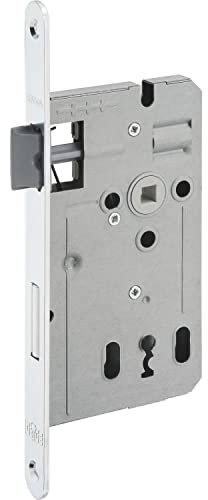 Dormakaba Einsteckschloss (Einstemmschloss) ergo BB, Dornmaß 55 - Stahl verzinkt silberfärbig