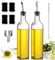 Oliera Salvagoccia, 2PCS 500ML Dosatore Olio con Imbuto e Dosatore Oliera da Tavola per Cucina e BBQ