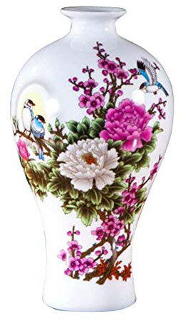 ZORILO Céramique Fine, Vase en céramique de Style Chinois, Vase de décoration de la Maison et Vase de centres de Table, A05 (Color : Multicolor)