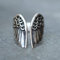 YAHOYA Vintage Angel Wings Legierung Herren Ring Klassischer Schmuck Zubehör Größe veränderbar