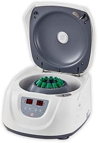 Samnuerly Centrifuga Hine con Display Digitale, 00-4500rpm, ospita provette da 10 ml * 12, Timer Centrifuga Hine per provetta per prelievo di Sangue.