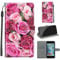 for iPhone 6 / 6S Case, PU Leather Wallet Book Flip Folio Stand View Cover Pouch Compatible with iPhone 6 / 6S Phone Case (Flowers)
