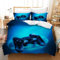 Gegeryozer Housse de Couette Gamer 200x200 cm,3D Impression Parure de Lit Gamer,Adolescent Garçon Housse de Couette avec Fermeture Éclair + 2 Taies d'oreiller 50x75 cm