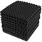 10 Stück Akustikpaneele Verdickt Akustikschaumstoff Schallabsorber Selbstklebenden 3D Hochdichte Schalldämmungsplatte für Gaming Deko, Podcasts, Tonstudio, 50 x 50 x 5 cm, Schwarz