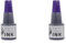 Trodat Stempelfarbe zum Nachfüllen für Stempelkissen 9072M & 9073M, Wasserbasierend Violett (Packung mit 2 Flaschen à 24 ml)