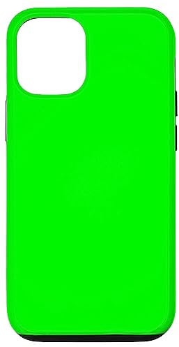 iPhone 12/12 Pro Lime Green Color Phone Cover Case