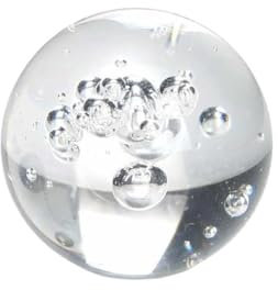 Paisajismo Cristal Transparente Crack Ball Fuente de Agua Decoración Pecera Sala de Estar Fotografía Casa Fortune 3 cm 3 cm Bolas de Burbuja