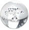 Boule de cristal transparent craquelé pour décoration de fontaine à eau pour décoration d'aquarium, salon, photographie, fortune, 3 cm, boules à bulles
